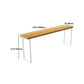 Juego de mesa de Bar rectangular de lujo de madera maciza, mesa de mostrador de 1/5/9 piezas con taburetes altos