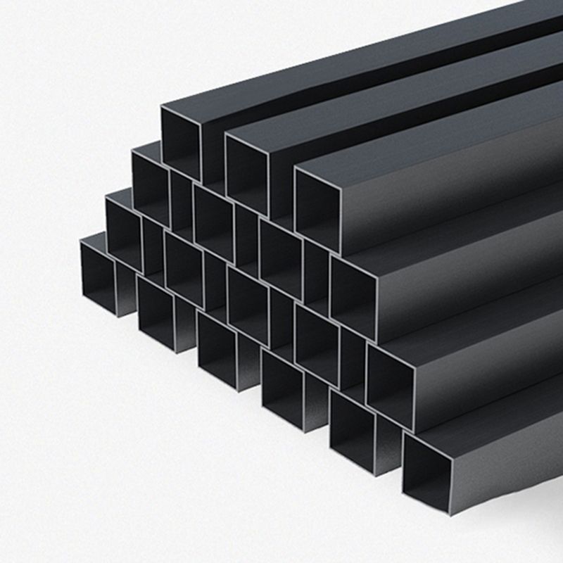 Contemporary Office Desk Solid Wood Computer Desk with Metal Legs