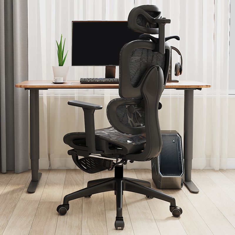 Mesh Ergonomic Adjustable Arms Office Chair High Back Home Task Chair Clearhalo 'furn' 'furn_office_chair' 'Furniture' 'Office Chairs' 'Office Furniture' 'office_chair' 1200x1200_74426148-ff0b-483b-85df-2bdaa76a1cdc
