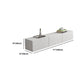 12 / 16 - Inch TV Console Faux Wood TV Console Stand With Cabinets / Drawers in White Clearhalo 'furn' 'furn_tv_stands_entertainment_centers' 'Furniture' 'Living Room Furniture' 'TV Stands & Entertainment Centers' 'TV Stands & Media Storage Furniture' 'tv_stands_entertainment_centers' 1200x1200_74436958-fa7f-449e-82b9-964c44d0ab3d