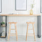 Modern Fixed Table with Metal Base Bar Table for Living Room Clearhalo 'Bar Furniture' 'Bar Tables' 'bar_tables' 'furn' 'furn_bar_tables' 'Furniture' 'Kitchen & Dining Furniture' 1200x1200_7443a116-08ed-47e3-84c6-02bfdb83883d