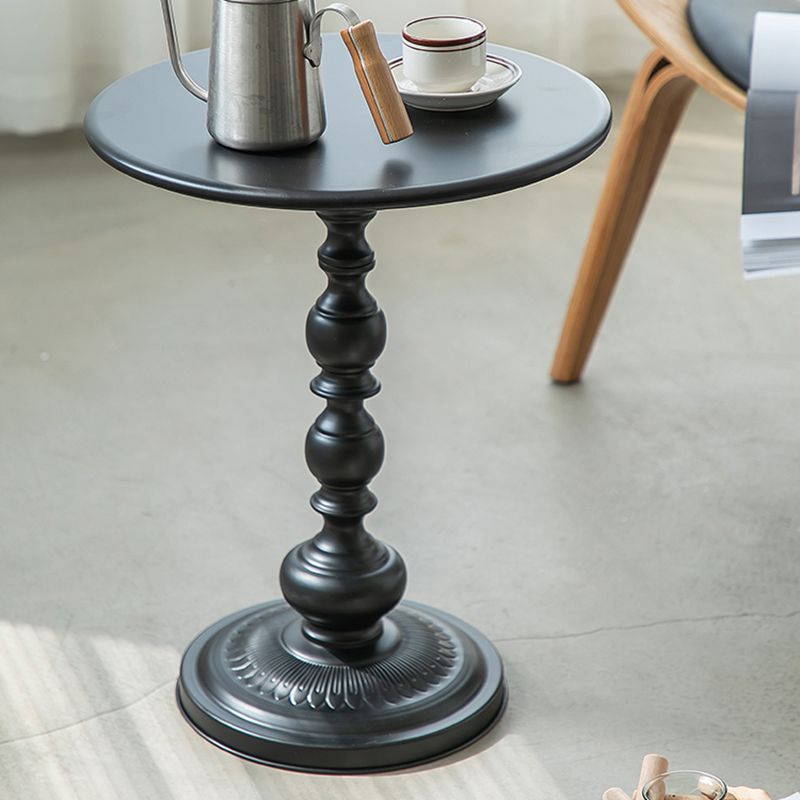 16.5 "W x 16.5" D x 20,5 "H Sofa Zijkant Accent Table metalen voetstuk Eindtafel