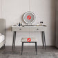Set di sgabelli moderni per trucco per vanità in pietra bianca - 31,5 "/39.37" /47.24 "w