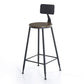 29.53" Industrial Bar and Counter Stool Low Back Stool with 4 Black Legs Clearhalo 'Bar Furniture' 'Bar Stools' 'bar_stools' 'furn' 'furn_bar_stools' 'furniture_bar_stools' 'Kitchen & Dining Furniture' 'kitchen&dining_furn' 'kitchen' 'kitchen_furn' Furniture' 1200x1200_7444dccf-0def-46dc-a8aa-4aeef14e2023