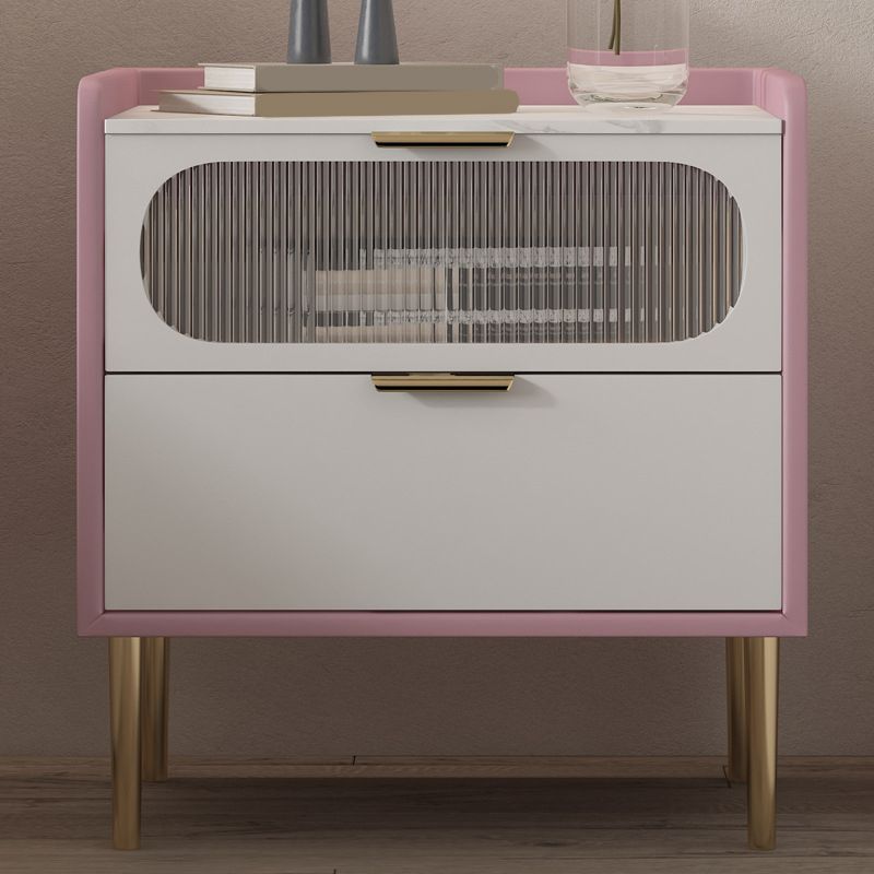 2 Drawers Night Table ,20.8" Tall Modern Solid Wood Nightstand Clearhalo 'Bedroom Furniture' 'furn' 'furn_night_stand' 'Furniture' 'night_stand' 'Nightstands' 1200x1200_7445d402-5b54-4a84-81fe-5d8cf3107a44