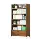 Modern Bamboo Shelf Bookcase Brown Closed Back Book Shelf for Study Room Clearhalo 'Bookcases' 'furn' 'furn_bookcases' 'Furniture' 'Office Furniture' 1200x1200_7446a2da-6509-4227-b569-2ed30f36db0d