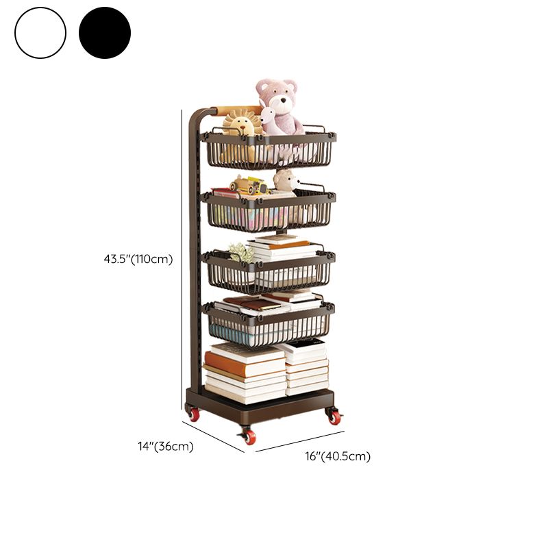 Libreria di libreria aperta contemporanea libreria verticale in metallo per ufficio