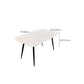 Sintered Stone Dining Table 4 Legs Dining Room Table for Kitchen Clearhalo 'Dining Tables & Seating' 'Dining Tables' 'dining_table' 'furn' 'furn_dining_table' 'Furniture' 'Kitchen & Dining Furniture' 1200x1200_744aa375-2be0-4444-a3a1-895630bb96d0