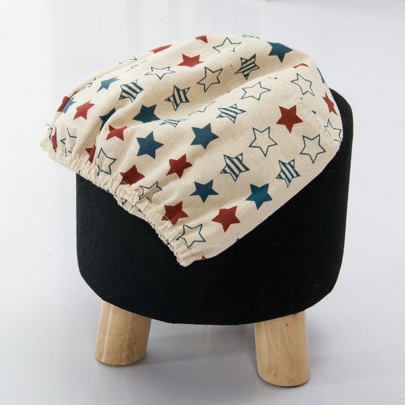 Fabric Standard Stool Contemporary Simple Round Upholstered Ottoman Clearhalo 'furn' 'furn_ottomans_poufs' 'Furniture' 'Living Room Furniture' 'Ottomans & Poufs' 'ottomans_poufs' 1200x1200_744c0b33-bc49-45ac-8b5d-0300148f188a