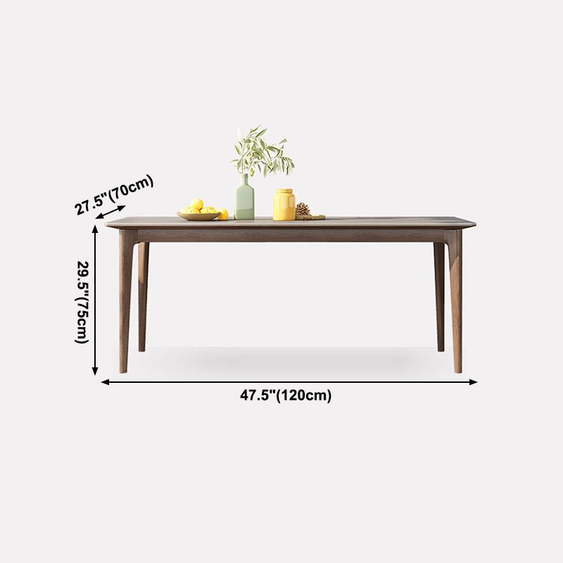 Mid-Century Sintered Stone Gray Table Rectangle Shape Standard Dining Table for Kitchen Clearhalo ' dining_table' 'Dining Tables & Seating' 'Dining Tables' 'furn' 'furn_dining_table' 'Furniture' 'furniture_dining_table' 'Kitchen & Dining Furniture' 'kitchen&dining_furn' 'kitchen' 'kitchen_dining_table' 1200x1200_744d493d-d560-4ae1-b11c-e56d0bd25d8c
