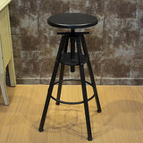 Height Adjustable Metal Barstools Industrial Style Backless Counter Stools Black Clearhalo 'Bar Furniture' 'Bar Stools' 'bar_stools' 'furniture_bar_stools' 'Kitchen & Dining Furniture' 'kitchen&dining_furn' 'kitchen' 'kitchen_furn' Furniture' 1200x1200_744def57-35f3-4615-9fff-264e4d3838b5