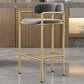 Industrial Upholstered Counter Stool Arm Low Back Bar Chair with Metal Legs Clearhalo 'Bar Furniture' 'Bar Stools' 'bar_stools' 'furn' 'furn_bar_stools' 'Furniture' 'Kitchen & Dining Furniture' 1200x1200_744fe6dc-9a1c-442a-b33a-d26ffe309ef6