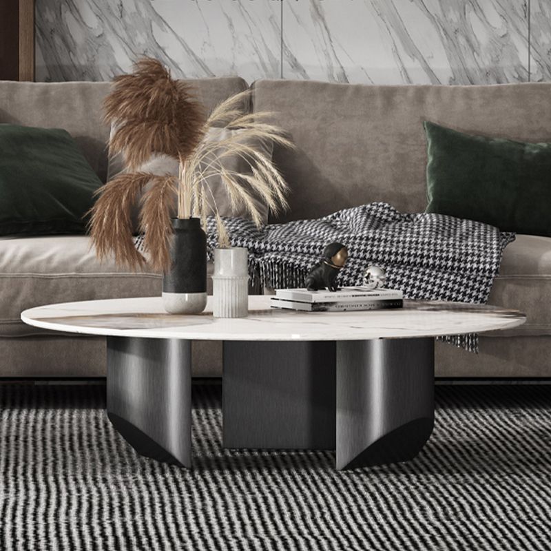 Slate Round Modern Coffee Table No Distressing Coffee Table Set Clearhalo 'Coffee & Accent Tables' 'Coffee Tables' 'coffee_tables' 'furn' 'furn_coffee_tables' 'Furniture' 'Living Room Furniture' 1200x1200_745081e0-188b-4f5e-82ee-9687e704dd7f