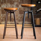 Industrial Elevatable Backless Counter Stool Iron Bar Stool with Pedal for Bar Clearhalo 'Bar Furniture' 'Bar Stools' 'bar_stools' 'furn' 'furn_bar_stools' 'Furniture' 'Kitchen & Dining Furniture' 1200x1200_7450996c-d759-418d-b07d-e6a588564773
