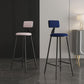 Scandinavian Matte Finish Velvet Counter Stool Footrest Home Barstool Clearhalo 'Bar Furniture' 'Bar Stools' 'bar_stools' 'furn' 'furn_bar_stools' 'Furniture' 'furniture_bar_stools' 'Kitchen & Dining Furniture' 1200x1200_74513a6b-1552-4702-9b15-a450260d9d1a