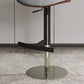 Tabouret de comptoir de randonnée de barre de métal de style glam pour le salon