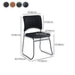 Modern Dining Chair Armless Chairs for Kitchen with Metal Legs