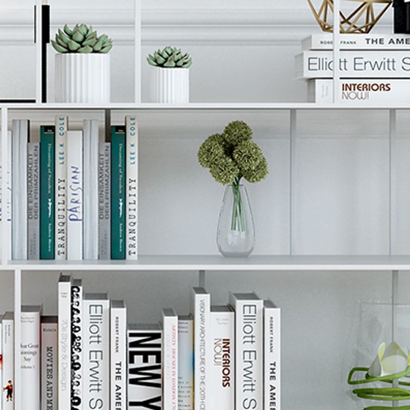 Open Metal Bookcase Modern Book Shelf with Rectangular Shelves Clearhalo 'Bookcases' 'furn' 'furn_bookcases' 'Furniture' 'furniture_bookcases' 'kitchen' 'kitchen_bookcases' 'Living Room Furniture' 'Office Furniture' 1200x1200_7455efa3-88c8-4df4-835c-84ba97c4870d
