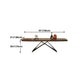 Industrial Metal Rectangle Dining Table Walnut Wood Top Table for Kitchen Clearhalo ' dining_table' 'Dining Tables & Seating' 'Dining Tables' 'furn' 'furn_dining_table' 'Furniture' 'furniture_dining_table' 'Kitchen & Dining Furniture' 'kitchen&dining_furn' 'kitchen' 'kitchen_dining_table' 1200x1200_745784f4-8368-4be2-ad0c-398441de115e
