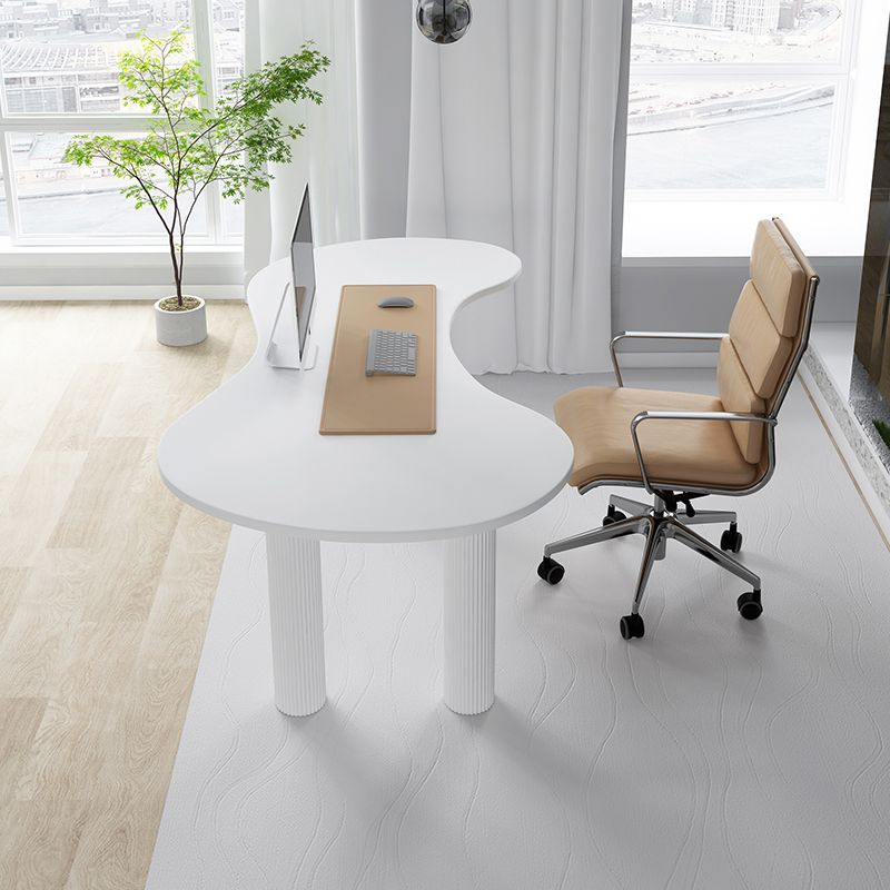 Home Office Writing Desk Industrial Style Solid Wood Writing Desk Clearhalo 'furn' 'furn_office_desk' 'Furniture' 'furniture_office_desk' 'Office Desks' 'Office Furniture' 'office_desk' 1200x1200_745af0b8-bb61-4552-88e7-708e78d90e6d