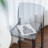 Tabouret de comptoir à dos de dos de bras moderne tabouret de caissier acrylique avec pédale