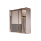 Modern Style Storage Cabinet Wooden Armoire with Doors and Drawers