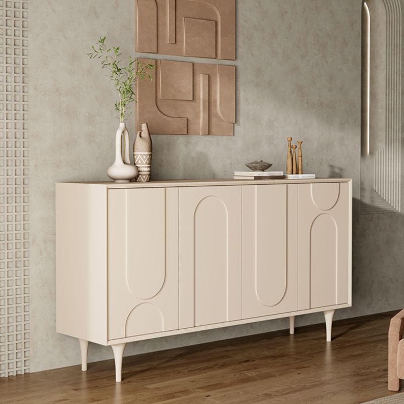 Tavolo da sideboard in legno ingegnerizzato contemporaneo con porte per soggiorno