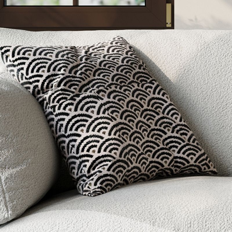 Cojines contemporáneos Sofá estacionaria del brazo de almohada estándar