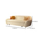 Modernes Cabrio -Sofa Bett ausgestattet Armsitze mit Kissen in Beige