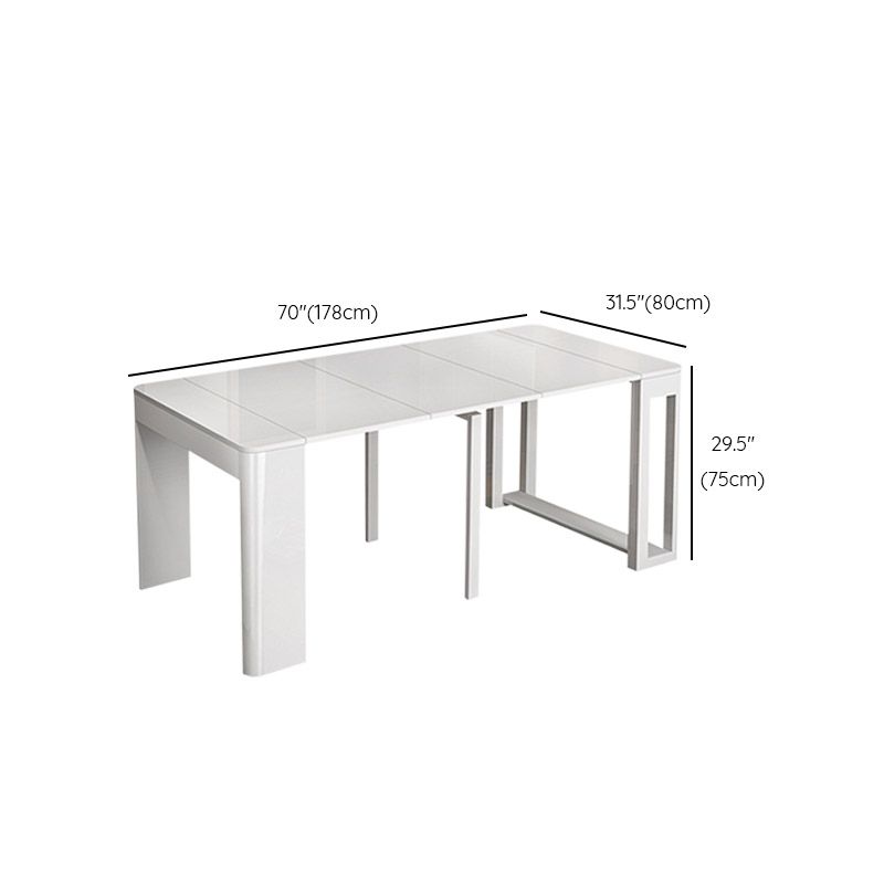 Rectangle Dîner table de cuisine table de cuisine contemporaine table à manger