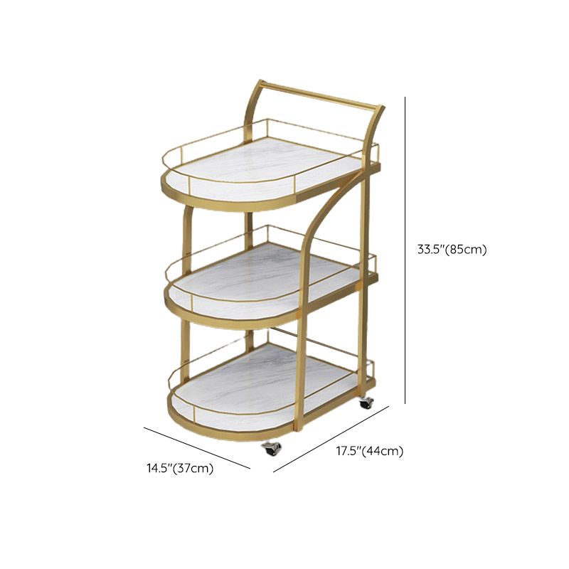 Table de préparation à la maison moderne de stockage ouvert Home Dining Table de préparation