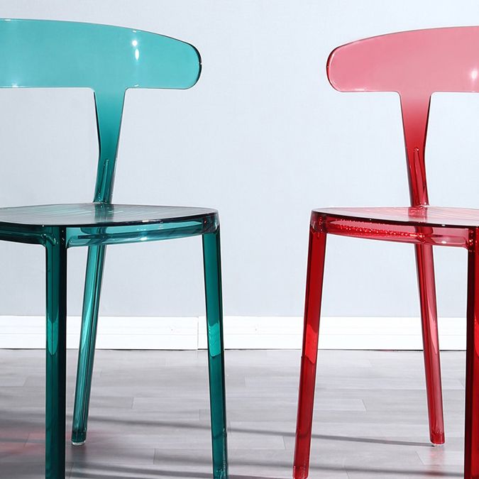 Nordic Style Plastic Dining Room Chair Open Back Dining Side Chair for Restaurant Use Clearhalo ' kitchen&dining_furn' 'Dining Chairs' 'Dining Tables & Seating' 'dining_chair' 'furn' 'furn_dining_chair' 'Furniture' 'furniture_dining_chair' 'Kitchen & Dining Furniture' 'kitchen' 1200x1200_74680dd2-6680-4793-86e7-1e8b2922f3b4