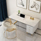 Rectangular Marble Office Desk Glam Solid Wood Writing Desk for Home Clearhalo 'furn' 'furn_office_desk' 'Furniture' 'Office Desks' 'Office Furniture' 'office_desk' 1200x1200_746ce036-776f-46a7-81e7-f39d7db3f7a5