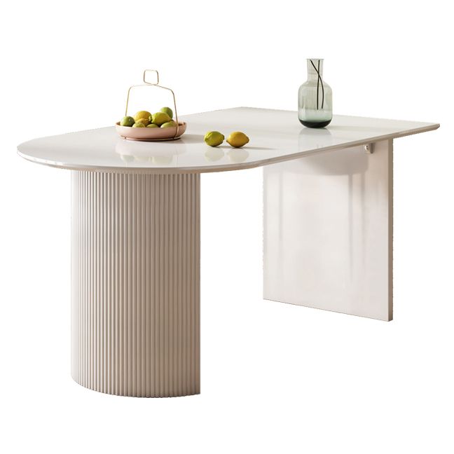 Irregular Sintered Stone Dining Table Modern Island Table with Double Pedestal Clearhalo ' dining_table' 'Dining Tables & Seating' 'Dining Tables' 'furn' 'furn_dining_table' 'Furniture' 'furniture_dining_table' 'Kitchen & Dining Furniture' 'kitchen&dining_furn' 'kitchen' 'kitchen_dining_table' 1200x1200_74717a83-c5d8-4dbd-bb42-1dc3b0564895