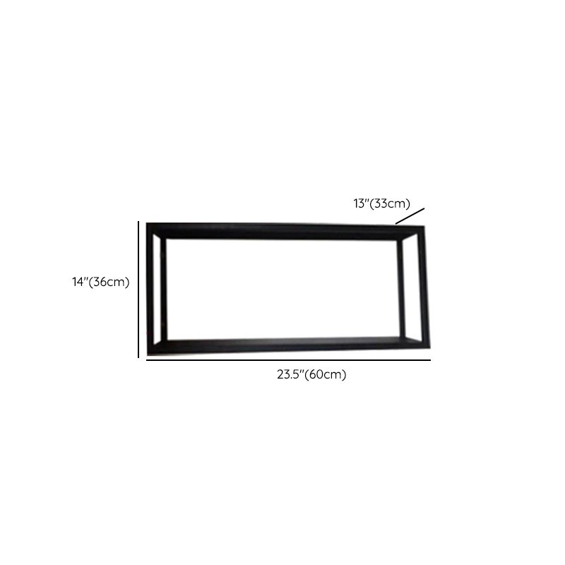 Wall Mounted Metal Bookshelf Modern Floating Bookcase with 1 Shelf Clearhalo 'Bookcases' 'furn' 'furn_bookcases' 'Furniture' 'Office Furniture' 1200x1200_7473853b-ef0e-4848-b2ff-808664bfd995