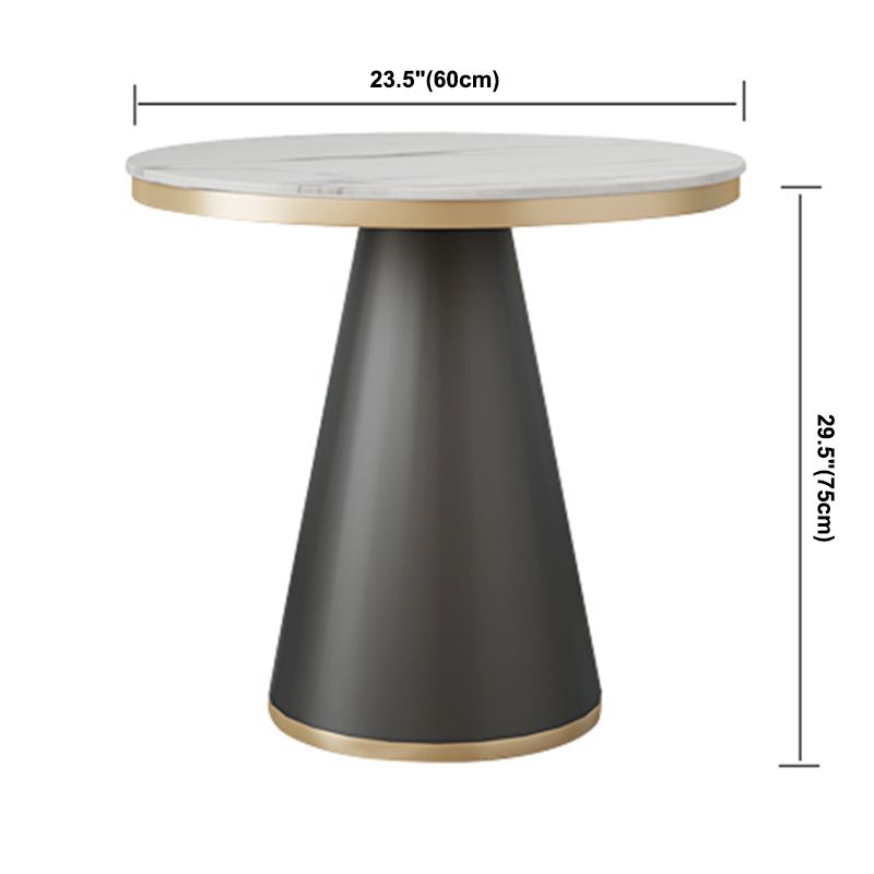 Traditional Luxury Style Dining Table White Sintered Stone Table with Black Frame Clearhalo ' dining_table' 'Dining Tables & Seating' 'Dining Tables' 'furn' 'furn_dining_table' 'Furniture' 'furniture_dining_table' 'Kitchen & Dining Furniture' 'kitchen&dining_furn' 'kitchen' 'kitchen_dining_table' 1200x1200_7474429d-6dff-4651-a64e-263030b2c02e