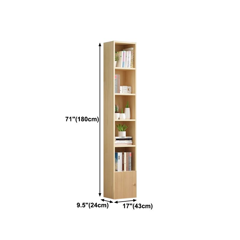 Scandinavian Pine Standard Bookshelf Vertical Closed Back Bookshelf for Living Room Clearhalo 'Bookcases' 'furn' 'furn_bookcases' 'Furniture' 'furniture_bookcases' 'kitchen' 'kitchen_bookcases' 'Living Room Furniture' 'Office Furniture' 1200x1200_74747749-7e19-45cc-b961-66ce5a4a7335