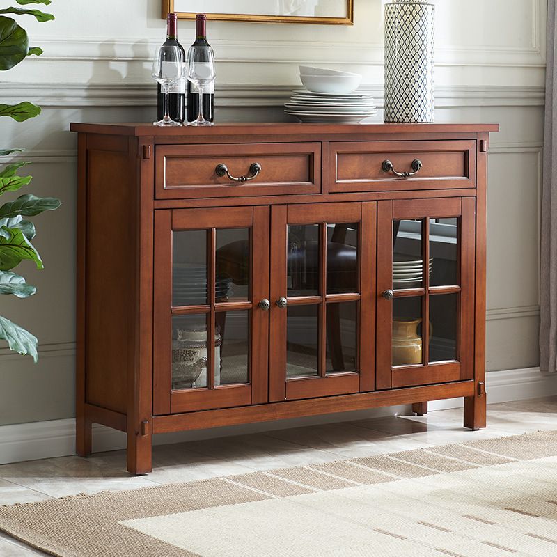 Moderno sideboard in legno buffet 2 cassetti armadi a buffet sideboard