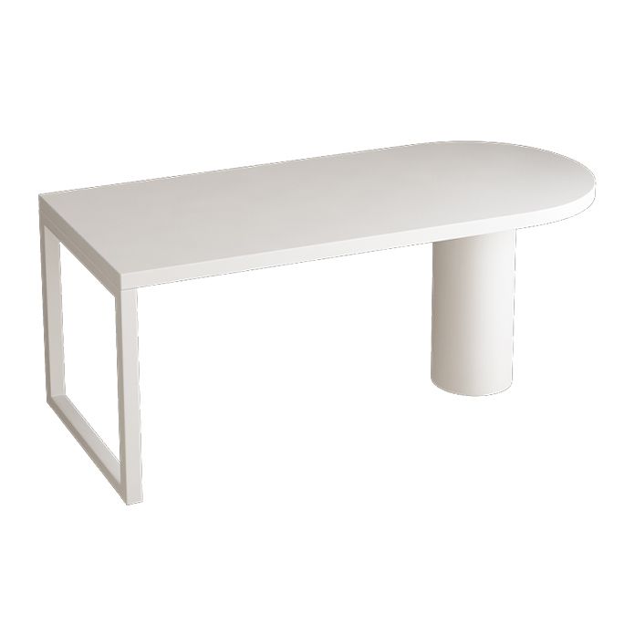 Metal Modern Free Form Dining Table Solid Wood Top Table for Dining Room and Kitchen Clearhalo ' dining_table' 'Dining Tables & Seating' 'Dining Tables' 'furn' 'furn_dining_table' 'Furniture' 'furniture_dining_table' 'Kitchen & Dining Furniture' 'kitchen&dining_furn' 'kitchen' 'kitchen_dining_table' 1200x1200_74818c8e-ae1c-4af1-90f9-23638138deb5