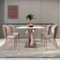 Extendable Sintered Stone Dining Set Rectangle 1/4/5/7 Pieces Kitchen Table with Chairs Clearhalo 'Dining Room Sets' 'Dining Tables & Seating' 'dining_room_set' 'furn' 'furn_dining_room_set' 'Furniture' 'furniture_dining_room_set' 'Kitchen & Dining Furniture' 1200x1200_74834a8f-1c08-465f-a052-9cc570b0983c