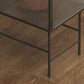 Modern Storage Cabinet 35" Glass Door Display Buffet Cabinet for Dining Room