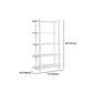 Libreria moderna bianca ingegnerizzato in legno Multi -tiers Etagere Open Bookshelf per Home Office