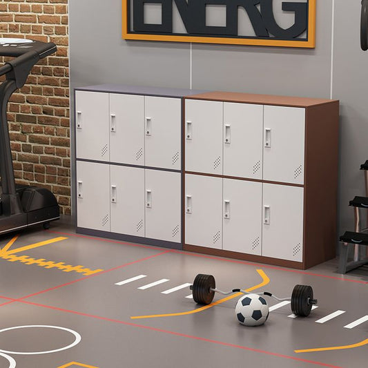 Non-Hanging Armoire Contemporary Steel Storage Cabinet for Home