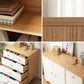 Contemporary Rectangle Storage Cabinet with Drawer Wooden Accent Cabinet