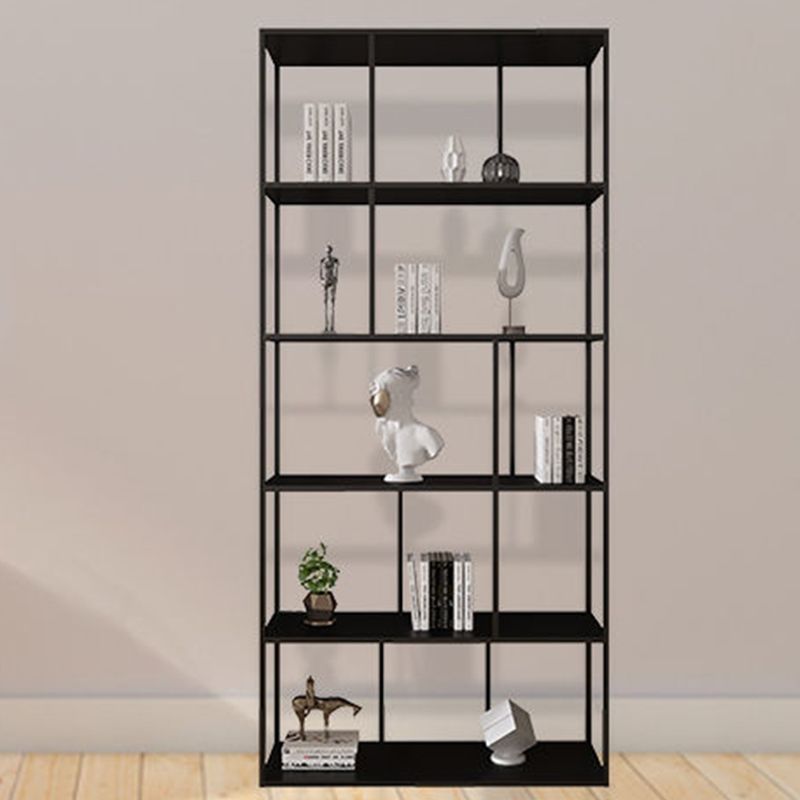 Contemporary Iron Open Etagere Bookshelf Multi Shelf Vertical Bookcase for Study Room Clearhalo 'Bookcases' 'furn' 'furn_bookcases' 'Furniture' 'furniture_bookcases' 'Office Furniture' 1200x1200_748a3caa-3926-4ee5-8545-03538f358a71