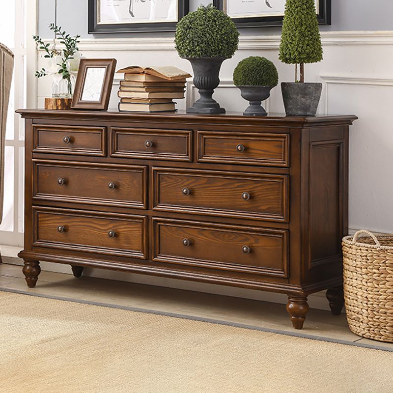 Madera sólida de almacenamiento tradicional con el cofre de almacenamiento con 3/4/5/6/7/8/9/10 cajones