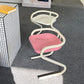 Metalen frame eetkamerstoel Moderne indoor plastic Backless Chair