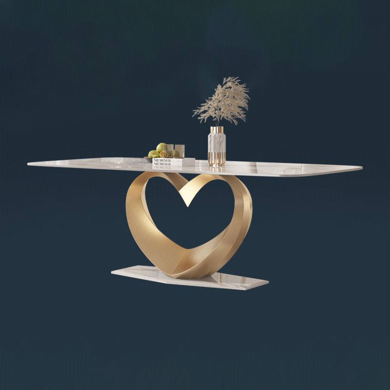 Luxury Sintered Stone Top Dining Set Rectangle 1/2/5/7 Pieces Dining Room Table Set