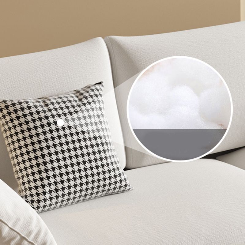 Scandinavian White Standard Sofa Squre Arm Couch with Loose Back Clearhalo 'furn' 'furn_sofas' 'Furniture' 'furniture_sofas' 'Living Room Furniture' 'Sofa' 'sofas' 1200x1200_748f41c2-c39c-42ae-b12a-c9da034afe07