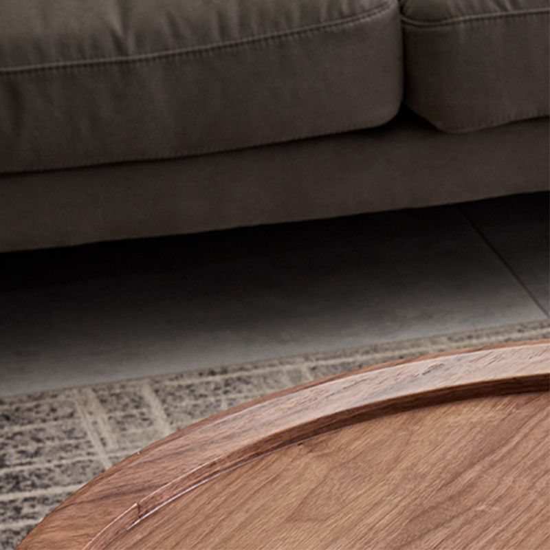 Nordic Round/Rectangle/Triangle Coffee Table Wood Cross Legs Cocktail Table Clearhalo 'Coffee & Accent Tables' 'Coffee Tables' 'coffee_tables' 'furn' 'furn_coffee_tables' 'Furniture' 'furniture_coffee_tables' 'Living Room Furniture' 1200x1200_7491d425-7db2-4355-b76e-460f8cf191ae